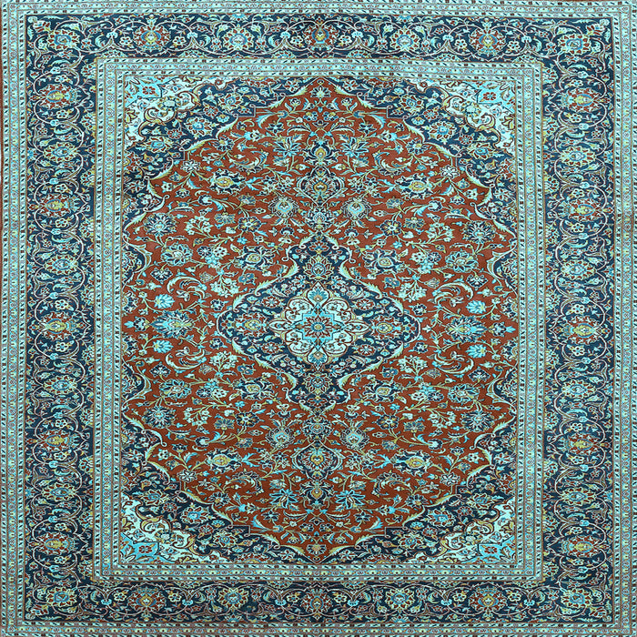 Square Persian Light Blue Traditional Rug, tr993lblu