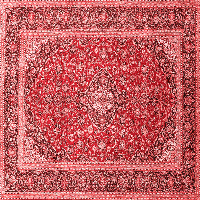 Machine Washable Persian Red Traditional Rug, wshtr993red