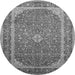 Square Persian Gray Traditional Rug, tr993gry