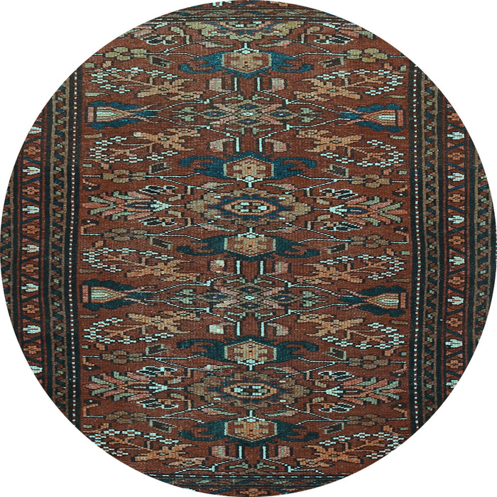 Round Persian Light Blue Traditional Rug, tr994lblu