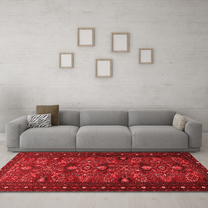 Traditional Red Washable Rugs