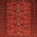 Serging Thickness of Persian Orange Traditional Rug, tr994org
