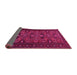 Sideview of Persian Pink Traditional Rug, tr994pnk