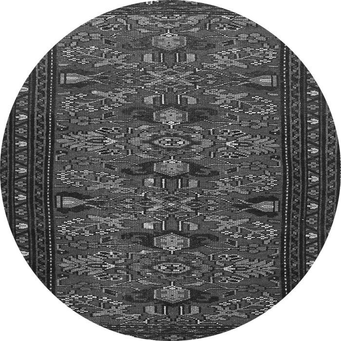 Square Persian Gray Traditional Rug, tr994gry