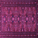 Square Persian Purple Traditional Rug, tr994pur