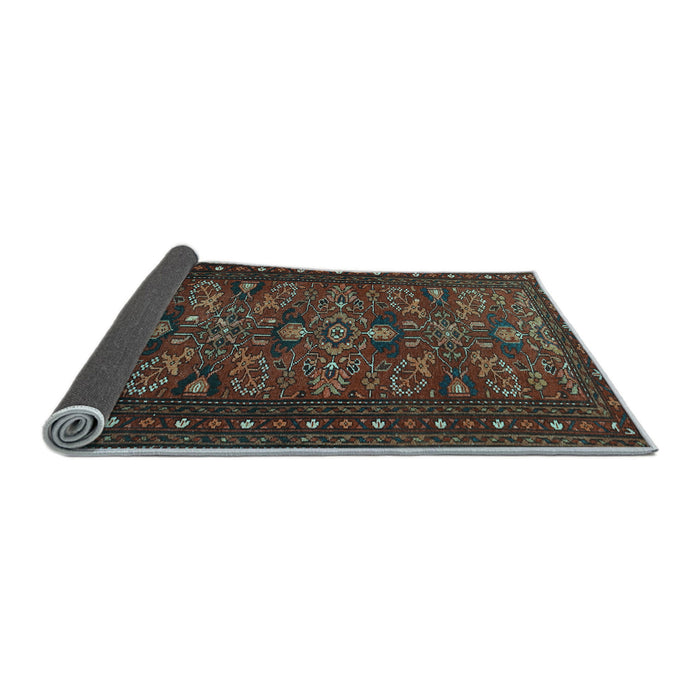 Sideview of Persian Light Blue Traditional Rug, tr994lblu