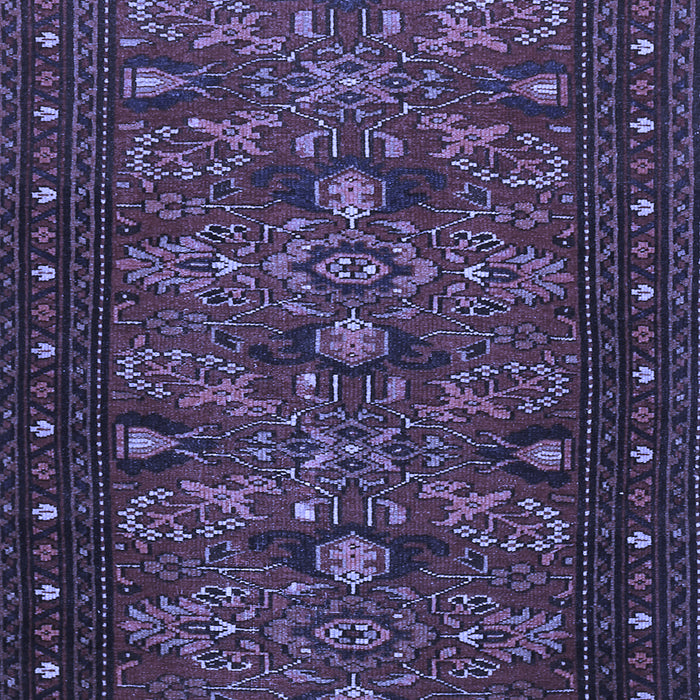 Machine Washable Persian Blue Traditional Rug, wshtr994blu