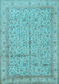 Persian Light Blue Traditional Rug, tr995lblu