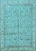 Persian Light Blue Traditional Rug, tr995lblu