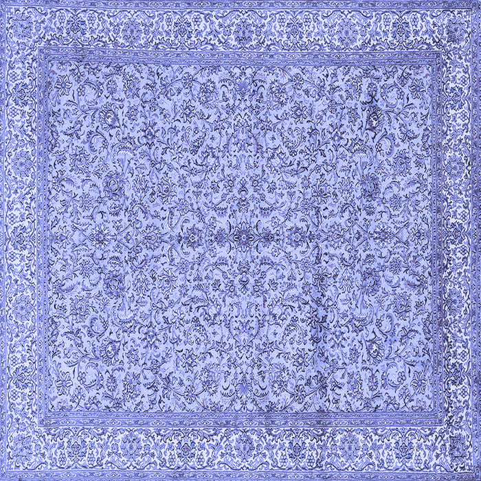 Square Persian Blue Traditional Rug, tr995blu