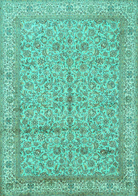Persian Turquoise Traditional Rug, tr995turq