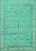 Persian Turquoise Traditional Rug, tr995turq