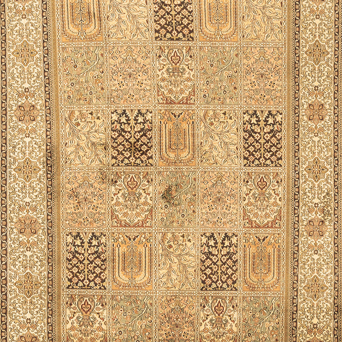 Machine Washable Persian Brown Traditional Rug, wshtr996brn