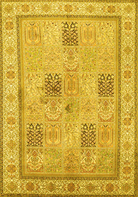 Persian Yellow Traditional Rug, tr996yw