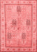 Persian Red Traditional Area Rugs