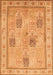 Persian Orange Traditional Rug, tr996org