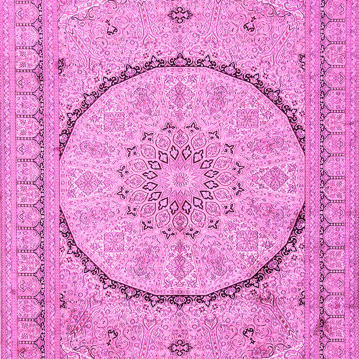 Medallion Pink Traditional Rug, tr997pnk