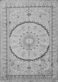 Medallion Gray Traditional Rug, tr997gry