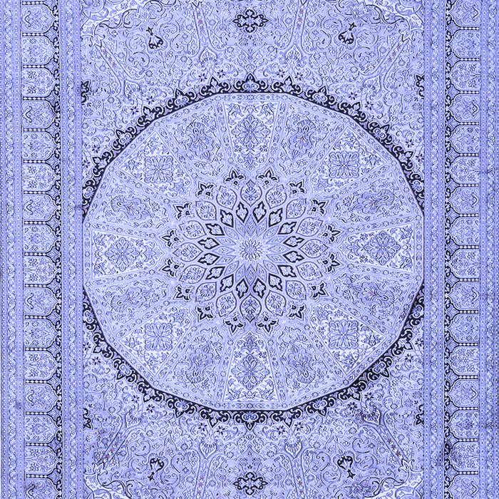 Medallion Blue Traditional Rug, tr997blu