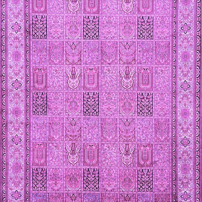 Machine Washable Persian Purple Traditional Area Rugs, wshtr998pur