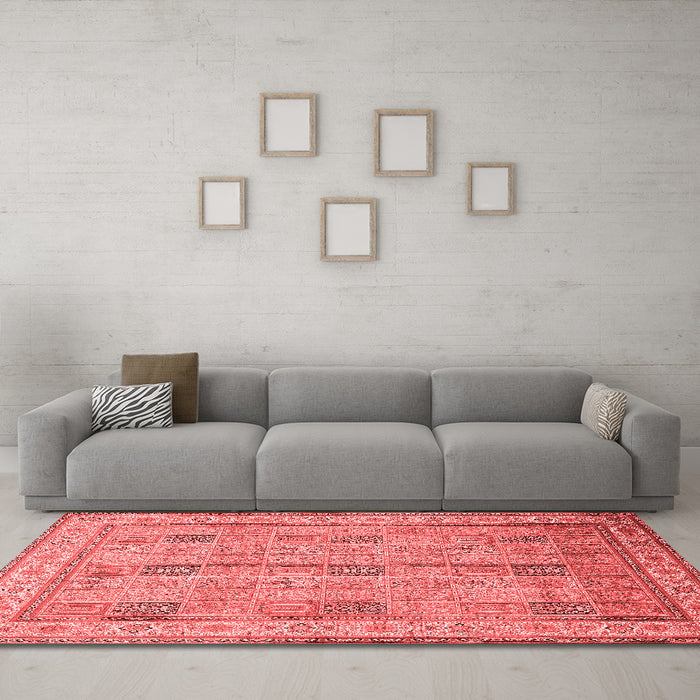 Traditional Red Washable Rugs