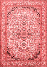 Medallion Red Traditional Rug, tr999red