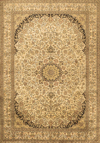 Medallion Brown Traditional Rug, tr999brn