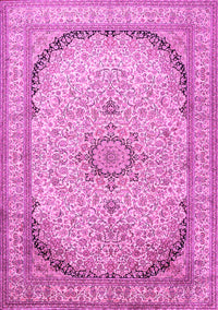 Medallion Pink Traditional Rug, tr999pnk