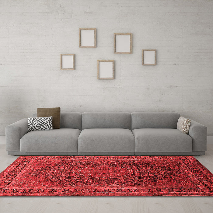 Traditional Red Washable Rugs