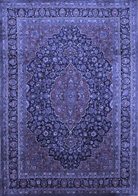 Medallion Blue Traditional Rug, tr99blu