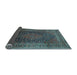 Sideview of Medallion Light Blue Traditional Rug, tr99lblu