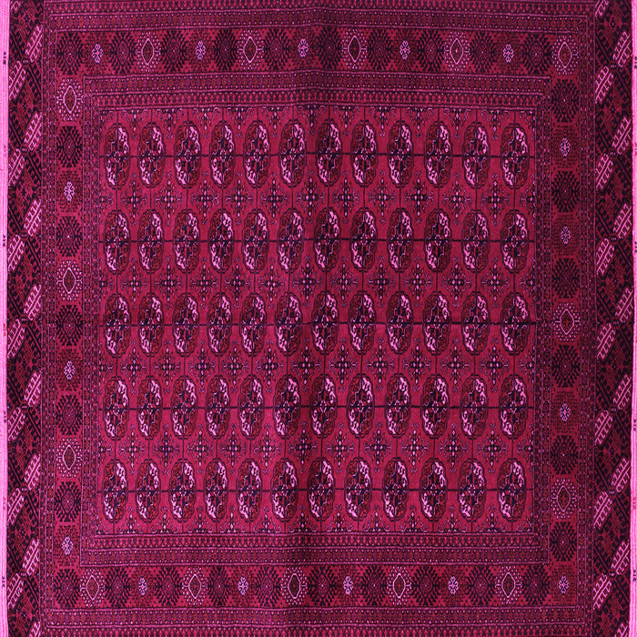 Square Machine Washable Southwestern Pink Country Rug, wshtr9pnk
