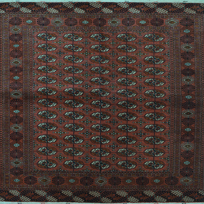 Square Southwestern Light Blue Country Rug, tr9lblu