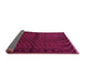 Sideview of Southwestern Pink Country Rug, tr9pnk