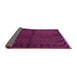 Sideview of Southwestern Purple Country Rug, tr9pur