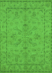 Oriental Green Traditional Rug, urb1000grn