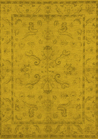 Oriental Yellow Traditional Rug, urb1000yw