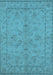 Oriental Light Blue Traditional Rug, urb1000lblu