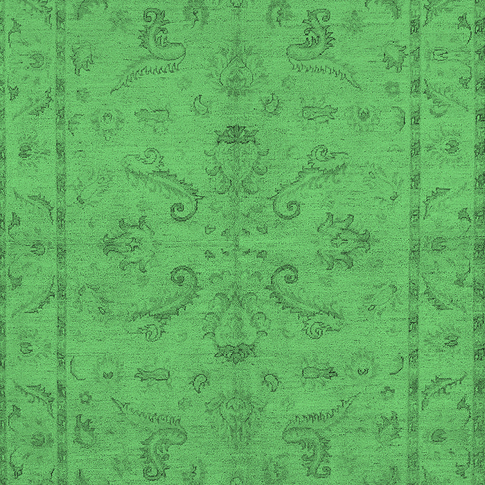 Oriental Emerald Green Traditional Rug, urb1000emgrn