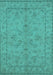 Oriental Turquoise Traditional Rug, urb1000turq