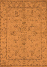 Oriental Orange Traditional Rug, urb1000org