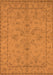 Oriental Orange Traditional Rug, urb1000org