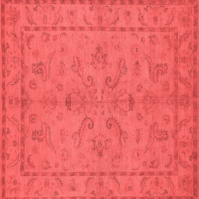 Machine Washable Oriental Red Traditional Rug, wshurb1000red