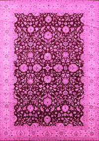 Oriental Pink Traditional Rug, urb1001pnk