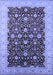 Oriental Blue Traditional Rug, urb1001blu