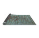 Sideview of Oriental Light Blue Industrial Rug, urb1002lblu