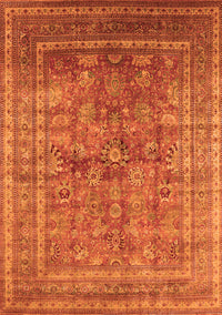 Oriental Orange Industrial Rug, urb1002org