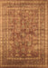 Oriental Brown Industrial Rug, urb1002brn