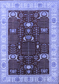 Oriental Blue Industrial Rug, urb1003blu