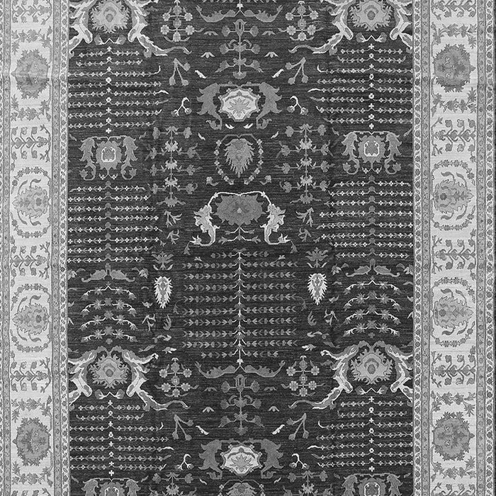 Oriental Gray Industrial Rug, urb1003gry